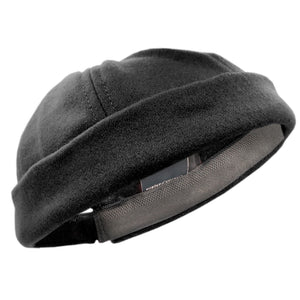 Hanse-Troyer Dockercap (kurz) aus Merino-Mischgarn Schwarz 