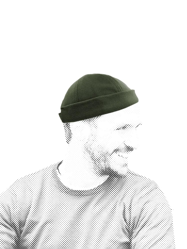 Dockercap (kurz) aus Wollmischung