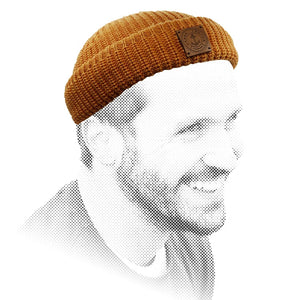 docker-gelb-2-man Dockermütze aus 100% Merinowolle