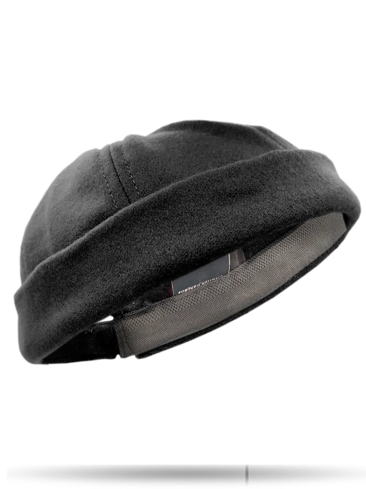 Dockercap (kurz) aus Wollmischung