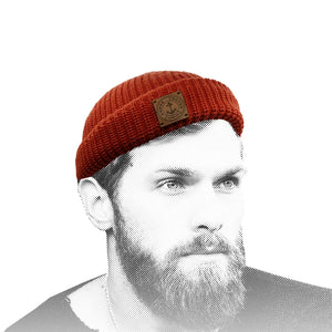 docker-oirange-man Dockermütze aus 100% Merinowolle