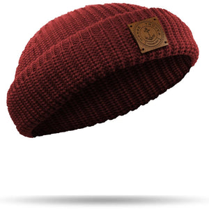 docker-weinrot-1 Dockermütze aus 100% Merinowolle