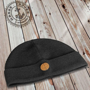 Hanse-Troyer Klassische Feinstrick M&uuml;tze 100% Merinowolle 