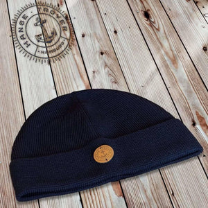 Hanse-Troyer Klassische Feinstrick M&uuml;tze 100% Merinowolle 