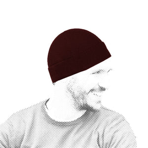 Hanse-Troyer Klassische Feinstrick M&uuml;tze 100% Merinowolle   Klassische Feinstrick Mütze 100% Merinowolle