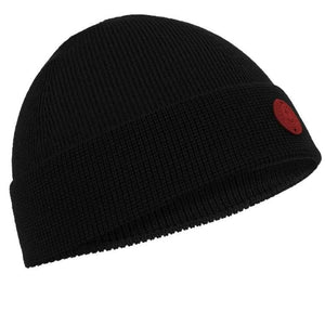 Hanse-Troyer Klassische Feinstrick M&uuml;tze 100% Merinowolle Schwarz  Klassische Feinstrick Mütze 100% Merinowolle