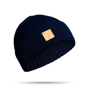 Hanse-Troyer Seemannsm&uuml;tze aus 100% Merinowolle Marineblau  Seemannsmütze aus 100% Merinowolle