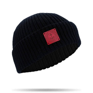 Hanse-Troyer Seemannsm&uuml;tze aus 100% Merinowolle Schwarz  Seemannsmütze aus 100% Merinowolle