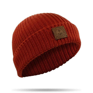 Hanse-Troyer Seemannsm&uuml;tze aus 100% Merinowolle Orange  Seemannsmütze aus 100% Merinowolle